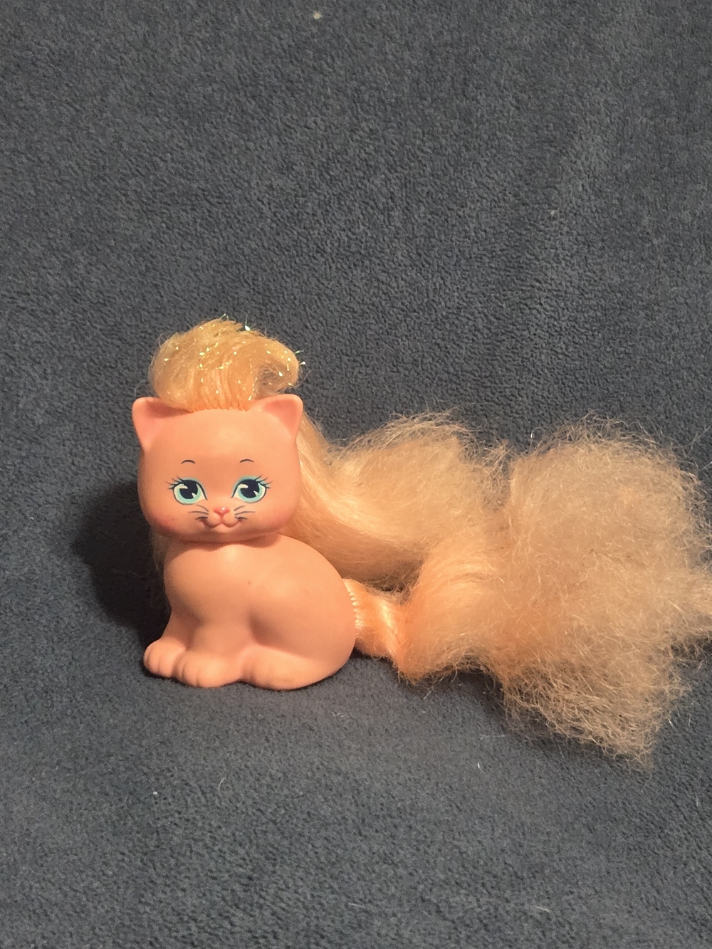 Vintage Lady Lovely Locks Curly Kitten Mattel Cat Pinky Paws  TCFC 1988